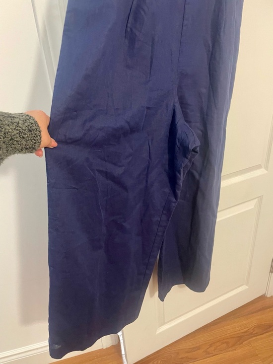 J. Crew Navy Spaghetti-Strap Maxi with Front Knot - Picture 3 of 7